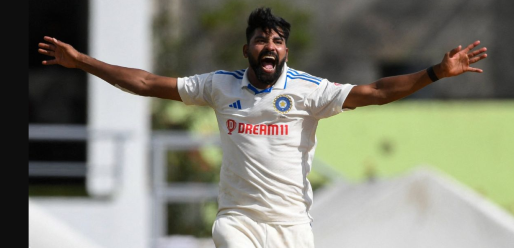 Siraj: Mohammad Siraj took five wickets in second Test match being played between India and West Indies