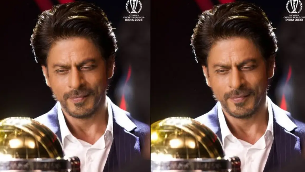 2023 odi world cup: ICC has recently released promo for ODI World Cup in which Shah Rukh Khan seen with trophy