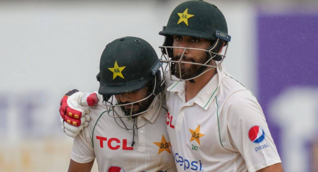 SL VS PAK 1ST TEST: Shakeel and Salman strengthen their team even more, pakistaan still trailing by 91 runs