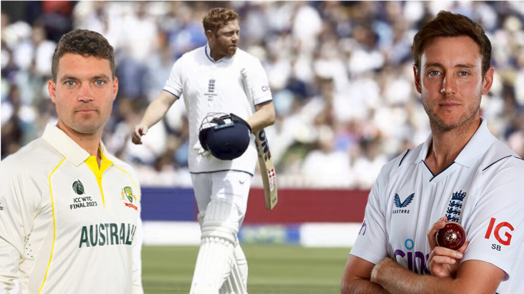 After Jonny Bairstow was out during the second Ashes Test, Stuart Broad criticized Carey