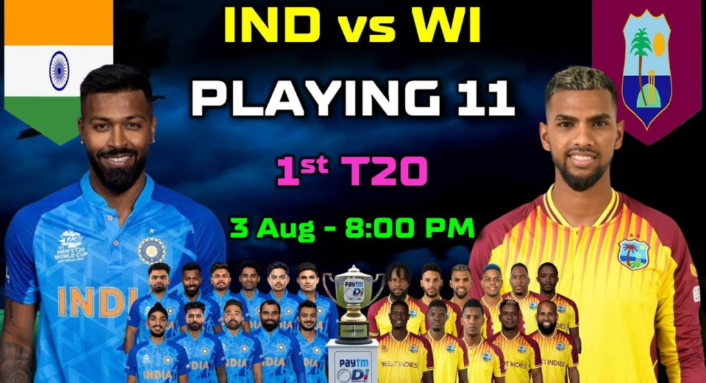 Playing 11 can be like this for first T20 match between West Indies and India