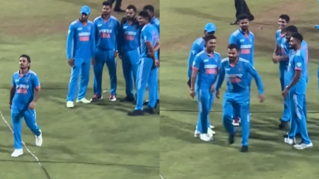 Virat Kohli Ishan Kishan Funny Walk Video Viral: Watch funny video of Ishaan and Virat after winning Asia Cup final