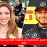 Speculations say that Shakira is expecting Lewis Hamilton's child