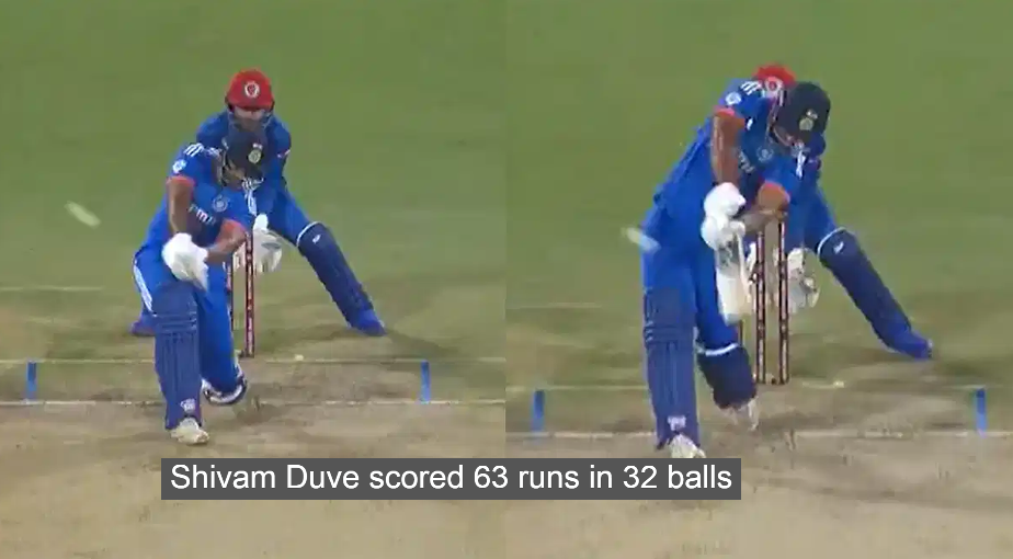 Shivam Duve surprised everyone with his batting in second match between India and Afghanistan