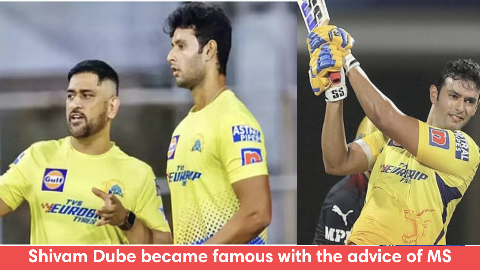 Shivam Dube became famous with the advice of MS Dhoni