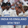 IND Vs ENG TEST: India can make world record in 5th test