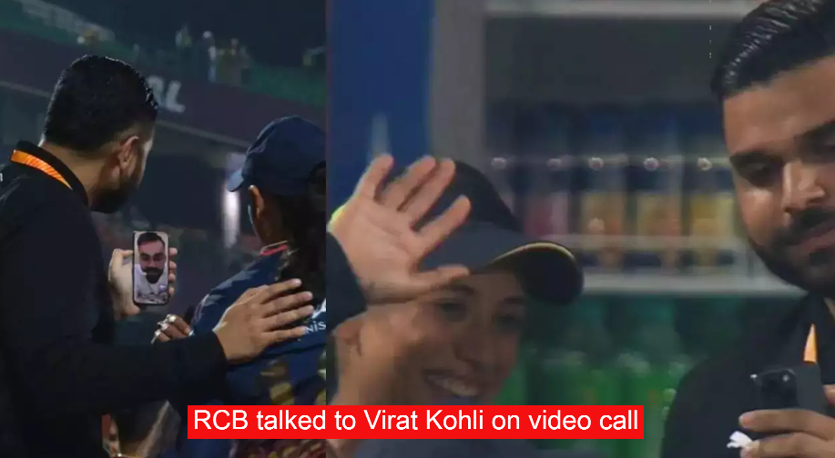 After winning final match, RCB talked to Virat Kohli on video call