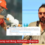 After all, why is Yuvraj not liking Abhishek Sharma stormy batting, why did he abuse him