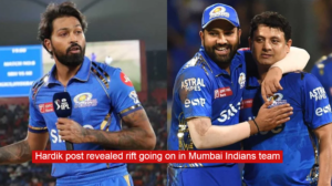 Hardik post revealed rift going on in Mumbai Indians team