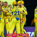 KKR got its first defeat of this season hands of CSK, fans got angry