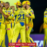 KKR got its first defeat of this season hands of CSK, fans got angry