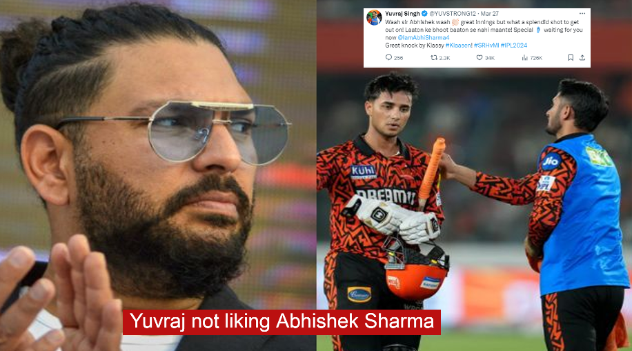 After all, why is Yuvraj not liking Abhishek Sharma stormy batting, why did he abuse him