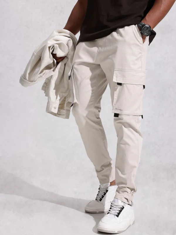 Men’s Tapered Utility Cargo Jogger Pants - M